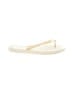 Tory Burch Ivory White Flip Flops Size 10 - photo 1