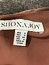Shona Joy 100% Polyester Metallic Brown Cocktail Dress Size 2 - photo 7