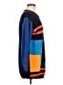 Jeanne Pierre Color Block Blue Pullover Sweater Size M - photo 4