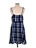 Universal Thread Plaid Blue Casual Dress Size L - photo 2