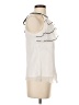BCX 100% Polyester Ivory Sleeveless Blouse Size S - photo 4