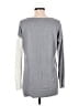 Ann Taylor LOFT Outlet Color Block Gray Pullover Sweater Size M - photo 2