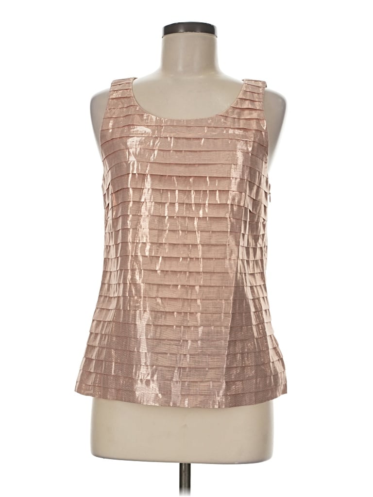 Jcrew Sleeveless Blouse In Tan