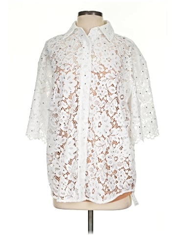 MICHAEL Michael Kors Short Sleeve Blouse (view 1)