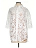MICHAEL Michael Kors 100% Polyester White Short Sleeve Blouse Size S - photo 1