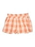 Torrid 100% Polyester Checkered-gingham Orange Shorts Size 1X Plus (1) - photo 1