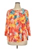 Ruby Rd. Orange 3/4 Sleeve Blouse Size 3X - photo 1