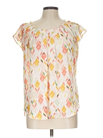 LC Lauren Conrad Short Sleeve Blouse (view 1)