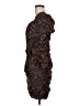 Nicholas Animal Print Brown Cocktail Dress Size 6 - photo 5