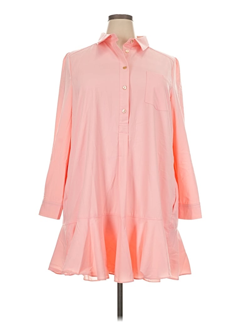 Pre-owned Tuckernuck Long Sleeve Blouse In Pink