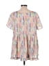 Entro 100% Polyester Pink Casual Dress Size L - photo 2