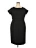 Lands' End Solid Black Cocktail Dress Size 18 - photo 1