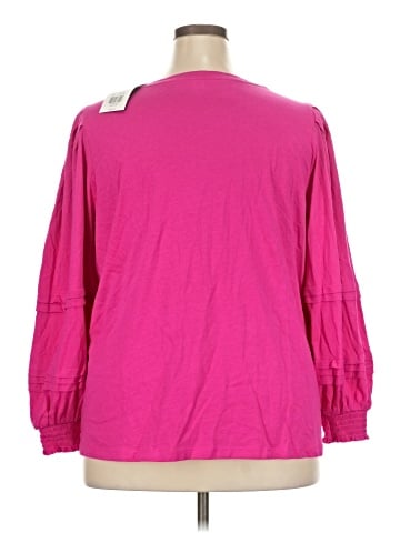 Crown & Ivy 3/4 Sleeve T-Shirt (view 2)