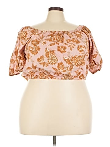 Lane Bryant Short Sleeve Blouse (view 1)