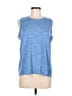 Danskin Blue Sleeveless T-Shirt Size M - photo 1