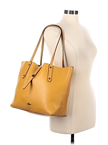 Coach Leather Tote (view 2)