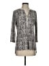 Ellen Tracy Silver 3/4 Sleeve Blouse Size S - photo 1