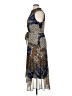 Calvin Klein 100% Polyester Print Blue Cocktail Dress Size 14 - photo 5
