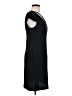 Connected Apparel Solid Black Casual Dress Size 8 (petite) - photo 4