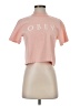 Obey 100% Cotton Pink Short Sleeve Turtleneck Size XS - photo 1