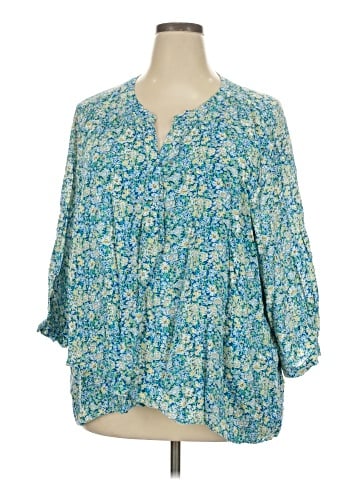 Jones New York 3/4 Sleeve Blouse (view 1)