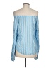 Seen Worn Kept Stripes Blue Long Sleeve Blouse Size 6 - photo 2