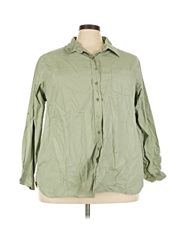 White Stag Long Sleeve Button-Down Shirt (view 1)