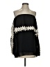 Judith March 100% Polyester Black 3/4 Sleeve Blouse Size S - photo 1