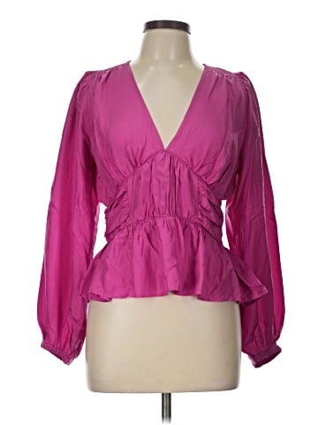 Sea New York Long Sleeve Silk Top (view 1)