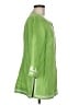 Etcetera 100% Linen Green 3/4 Sleeve Blouse Size 8 - photo 4