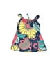 Tea 100% Cotton Tropical Blue Dress Size 3 - photo 2
