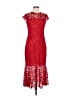 Shoshanna 100% Polyester Red Cocktail Dress Size 6 - photo 1