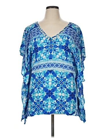La Blanca 3/4 Sleeve Blouse (view 1)