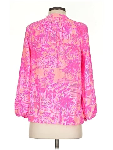 Lilly Pulitzer 3/4 Sleeve Silk Top (view 2)