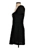 Francesca's 100% Polyester Tweed Black Casual Dress Size S - photo 5