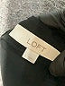 Ann Taylor LOFT 100% Polyester Black Long Sleeve Blouse Size L - photo 7