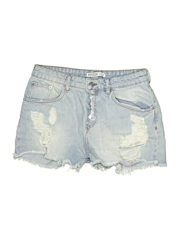 Zara Basic Denim Shorts (view 1)