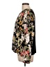 INC International Concepts 100% Polyester Floral Black 3/4 Sleeve Blouse Size L - photo 5