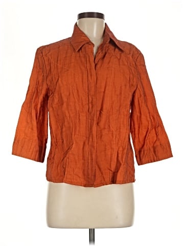 Assorted Brands 3/4 Sleeve Button-Down Shirt (view 1)
