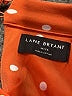 Lane Bryant Polka Dots Orange Sleeveless Blouse Size 14 - 16 Plus - photo 7