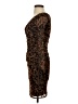 Guess Animal Print Brown Cocktail Dress Size 4 - photo 5