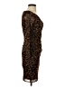 Guess Animal Print Brown Cocktail Dress Size 4 - photo 4