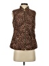 Charter Club 100% Polyester Animal Print Brown Vest Size S (petite) - photo 1