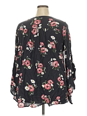 Torrid 3/4 Sleeve Blouse (view 2)