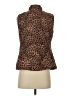 Charter Club 100% Polyester Animal Print Brown Vest Size S (petite) - photo 2