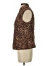 Charter Club 100% Polyester Animal Print Brown Vest Size S (petite) - photo 5