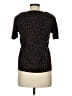 Nina Leonard Animal Print Brown Wool Pullover Sweater Size M - photo 2