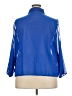 Indulge 100% Polyester Blue 3/4 Sleeve Blouse Size 3X - photo 2