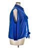 Indulge 100% Polyester Blue 3/4 Sleeve Blouse Size 3X - photo 4