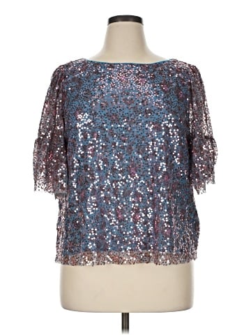 Maeve by Anthropologie Short Sleeve Blouse (view 1)